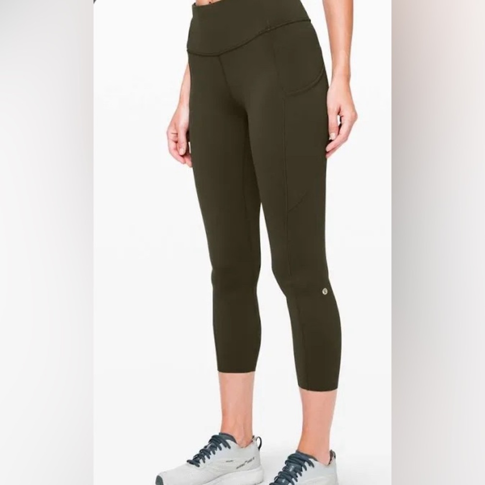 Lululemon Fast and Free High-Rise Crop II 23" - Picture 1 of 5
